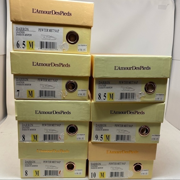 L'Amour des Pieds Darron Sandal Pewter Metallic - Picture 7 of 7